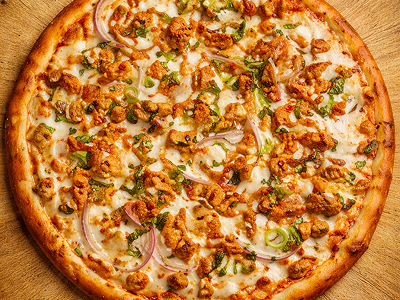 Chicken Keema Pizza